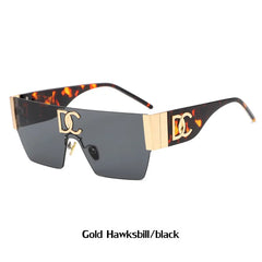 Sunglasses Women Ladies One-Piece Brand Designer Sun Glasses Men