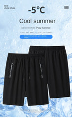 Men's Sports Shorts,bermuda Clothing, Fitness Jogging Shorts,ice Silk