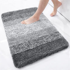 Bath Mat U-Shaped Extra Soft Bathroom Rug Absorbent Bathroom Carpet