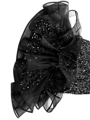 Homecoming Dresses: Formal Dresses for Women Long Sleeve Glitter Velvet