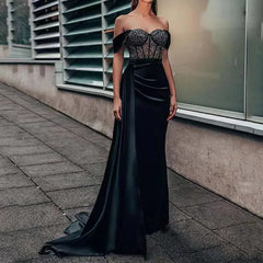 Evening wear Dresses: Backless Evening Party Dress for Women