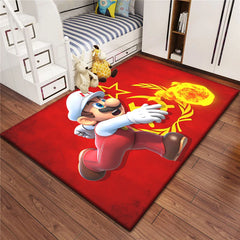 Super Mario Game HD Printed Carpet Rug for Living Room Bedroom Decoration Picnic