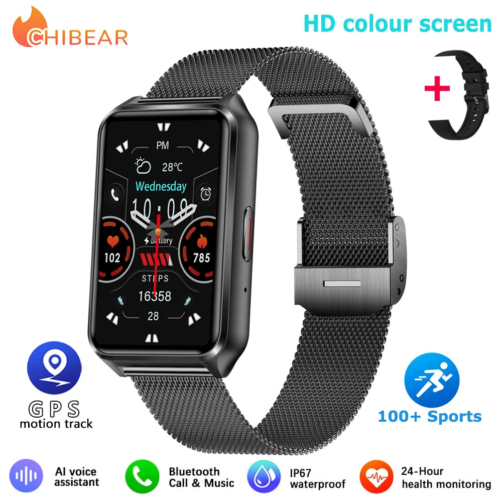 HD Bluetooth Call Smart Watch Men's Bracelet Fashion Women Smart Watch Android IOS