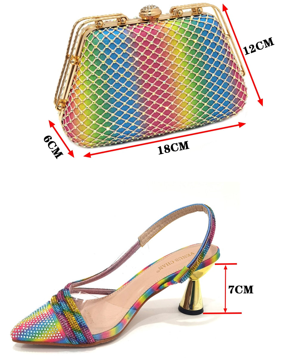 Matching Shoes and Bags: Shoes and Bag Set Sets gold Women Shoes