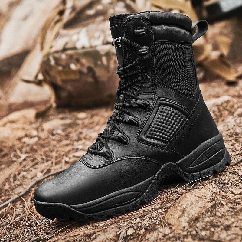 Men Military Boots Men Desert Combat Boots Outdoor Man non-slip Snow Boots