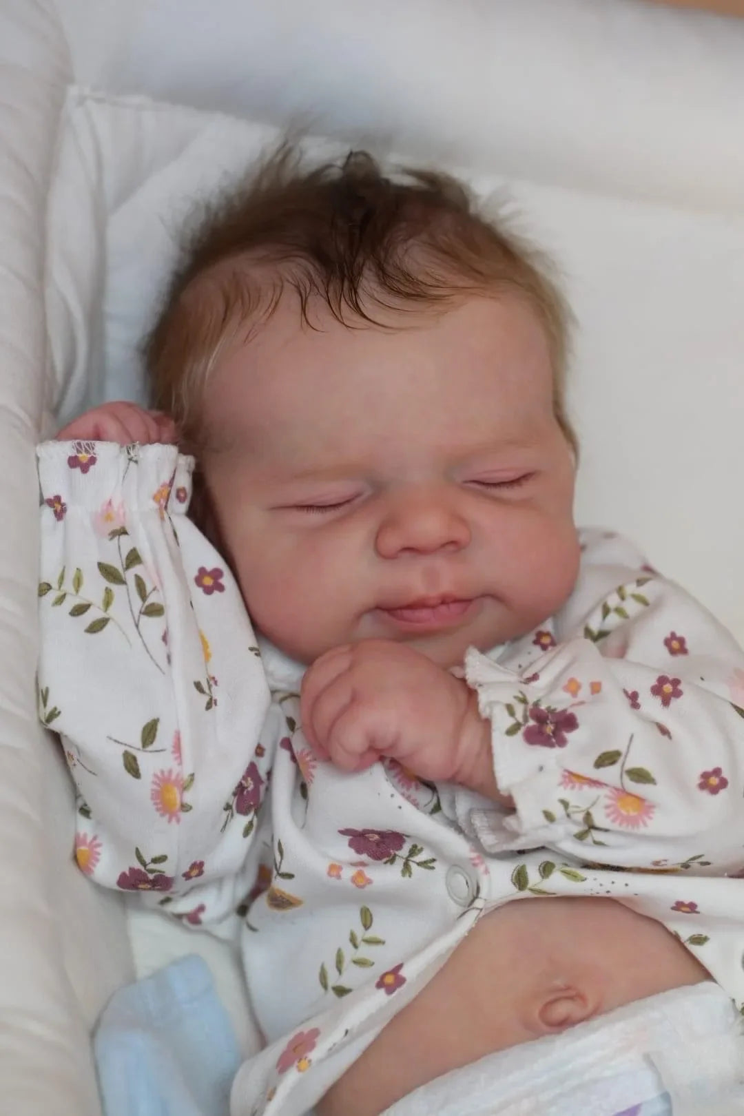 NPK 19inch Pascale Newborn Baby Reborn Doll Full Body Realistic 3D Skin Multiple Layers Painting Visible Veins Soft Touch Doll