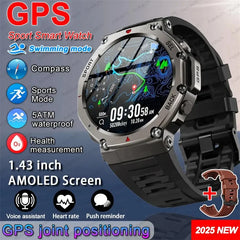 T-Rex 3 GPS Smart Watch 10ATM Waterproof Built-in Dual-band GNSS Compass Military Sport Smartwatch Men 2025 New For Xiaomi Ultra