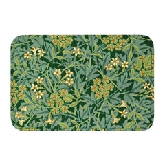 Custom William Morris Compton Floral Art Nouveau Pattern Doormat Bath Door Floor Mat