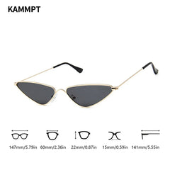 Vintage Triangle Sunglasses Men Stylish Retro Ocean Lenses Women