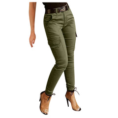 Y2K Pants Women Cargo Pants With Pockets Sweatpants Streetwear Ladies Casual Solid