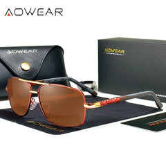 Sunglasses for Men Women Retro Rectangle