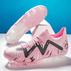Men Soccer Shoes Football Boots Adult Anti-Slippery Futsal Cleats Sport