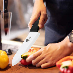 Ceramic knife 3 4 5 6 inch fruit slice practical chef knife white zirconia blade