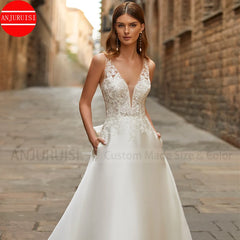 White Bridesmaid Dresses: Elegant Lace Appliques Wedding Dresses For Women