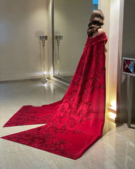Homecoming Dresses: Red Brand Dresses With Long Sleeves Ball Gowns
