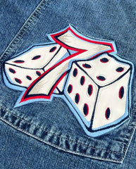 JNCO Jeans: Y2K Hip Hop Number 7 Dice Trousers