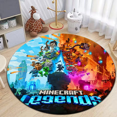 National game Carpet for Living Room Rugs Camping Picnic Mats Flannel Anti-Slip Rug