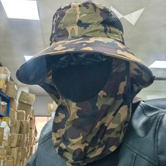 Sun Hats UV Protection Outdoor Hunting Fishing Cap for Men Women Hiking Camping