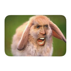 Nicolas Cage In A Banana Doormat Anti-Slip Kitchen Bath Mat Toilet Floor Door Entrance