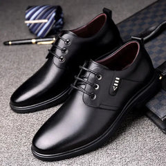 Simplicity Casual Formal Business Mens Leather Shoes Soft Bottom Anti Slip Men Shoes