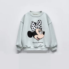 Boys Full Print Outfits Mickey Mouse Sweatshirt+Pants Two Piece Set Toddler New Trendy Hoodies Casual Loose Long Sleeve Suits