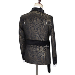 Tuxedo for Mens: Men's Suit Paisley Tuxedo For Wedding Double Breasted Shawl