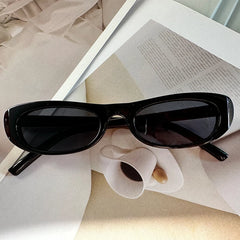 Sunglasses Black Small Frame Fashion Brand Trendy Points Sun Glasses