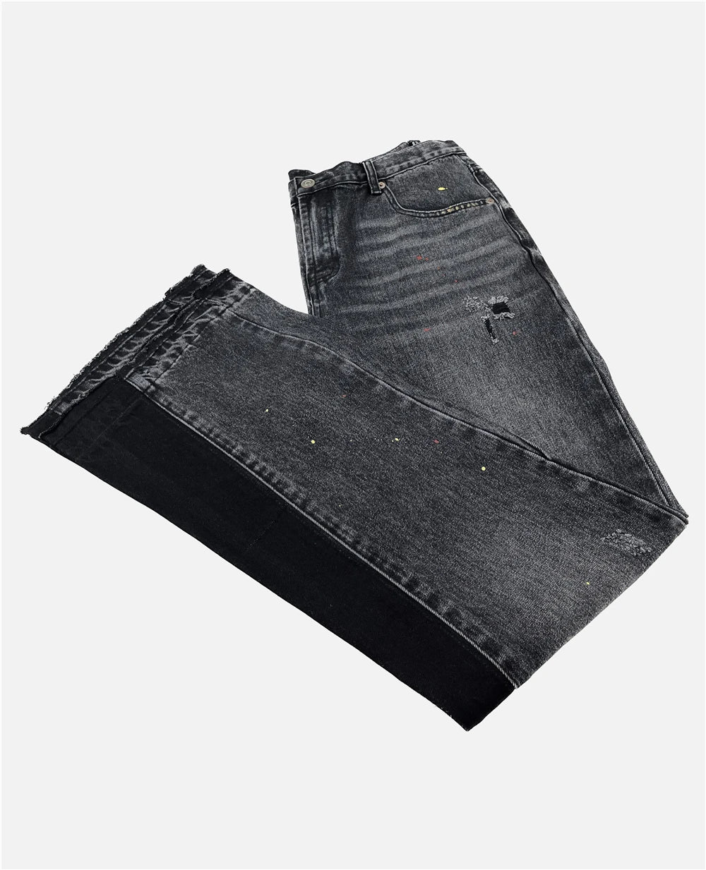 Men Jeans Ripped Holes Spring Autumn Streetwear