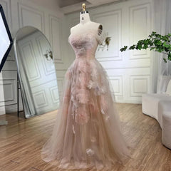 Homecoming Dresses: A-Line Prom Dresses Elegant Flowers Off Shoulder For Women