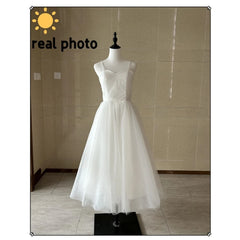 Wedding Dresses Fashion Spaghetti Straps Tulle Vestidos De Novia