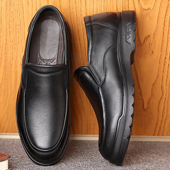 Leather Shoes for Men Dress Shoes Slip-on Plus Size Office Formal Shoes