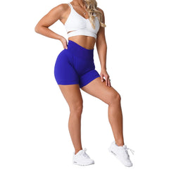 Solid Seamless Shorts Women Soft Workout Tights Fitness Outfits Yoga Pants Gym Wear