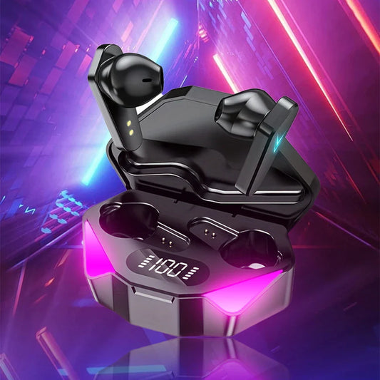 GREATWALL Wireless Bluetooth Headphones With LED Battery Display And Charger Case HIFI Sound Quality Music Game Sports Headphon