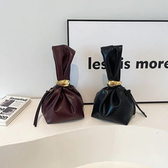 Design Mini PU Leather Underarm Bags For Women Fashion Designer