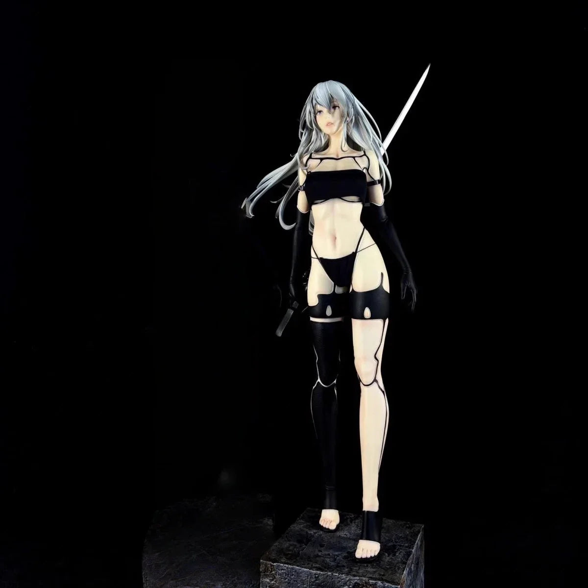 In Stock Nier A2 Battle Damage Edition 1/4 Scale 50cm Anime Boutique Statue Figure Collectible Desktop Ornaments For Anime Fans