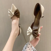 Womens Comfortable Heels: High Heels Shoes Women Two-Piece Thin Heels Pumps