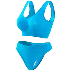 Seamless Bra Set Women Wireless Underwear Female Tanks Bra Low Rise