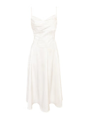 Women Midi Dresses Summer Spaghetti Strap Elegant Party Female Clothes