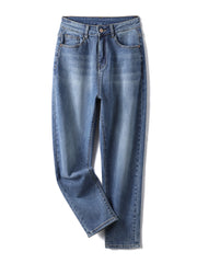 Plus Size Tapered Jeans for Women Full Length Harem Women Jeans