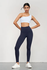 Yoga Pants Women Seamless Lotus Arc Workout Running Leggings High Waist