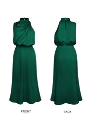 Evening Dresses: Sleeveless Long Dress Women Fashion Elegant Celebrity Dresses