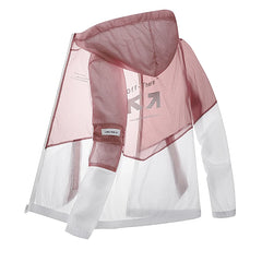 Men's Summer UV Protection Skin Coats Thin Windbreaker Sunscreen Men Zipper Clothes