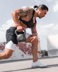 Running Shorts Men 2 In 1 Double-deck Quick Dry GYM Sport Shorts Fitness Jogging