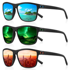 Polarized Sunglasses Men Women Retro Outdoor Sports Fishing Sun Glasses