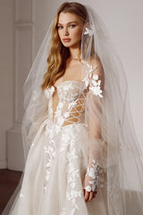 White Bridesmaid Dresses: A-line Wedding Dress for Women Vestidos Novia Backless