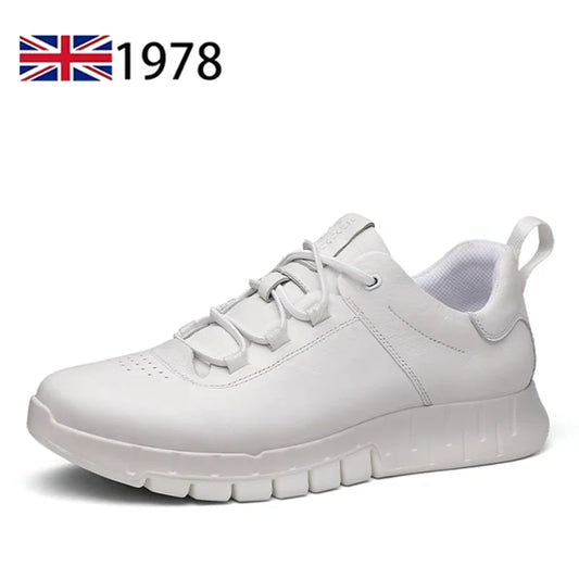 Men Shoes High-end Genuine Leather Outdoor Casual Sneakers Shoes