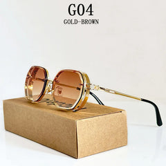 Sunglasses For Men Fashionable Square Punk Fashion Glasses Designer Sunglasses