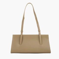 Women Shoulder Underarm Bag Split Leather Red Ladies Soft Handbag