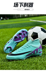 Men Soccer Shoes Grass Society Training Football Boots Cleats