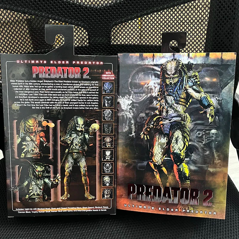 Original NECA Ultimate Elder Predator Action Figure Model Toys Joint Movable Horror Doll Christmas Present For Children